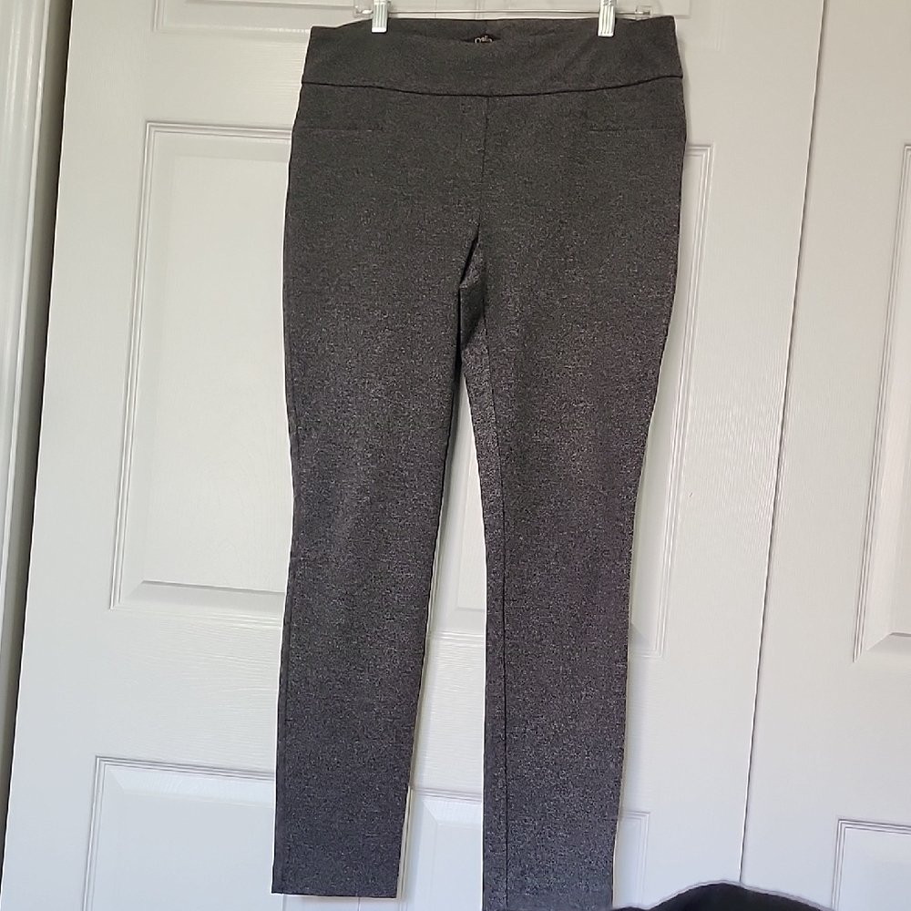 Dalia Gray Leggings Slim Fit Full Length